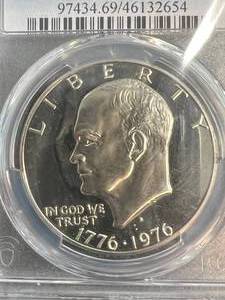 1976-S US EISENHOWER DOLLAR PCGS PR69DCAM