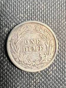1904 US BARBER DIME