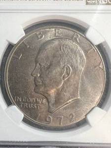 1972-D US EISENHOWER DOLLAR NGC MS66
