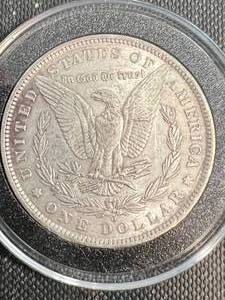 1884-O US MORGAN SILVER DOLLAR IN AIRTITE