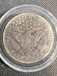 1915-S US BARBER HALF DOLLAR IN AIRTITE