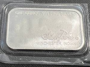 1 TROY OZ .999 FINE SILVER SILVERTOWNE BAR