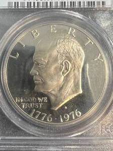 1976-S US EISENHOWER DOLLAR PCGS PR69DCAM