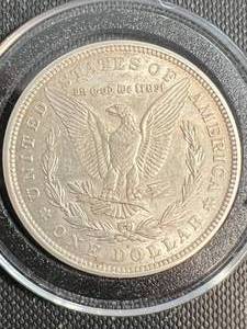 1921-D US MORGAN SILVER DOLLAR IN AIRTITE