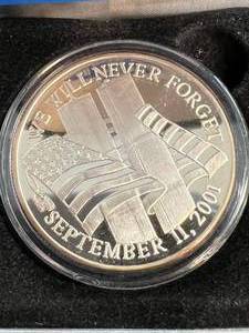 1 TROY OZ .999 FINE SILVER 911 MEMORIAL ROUND