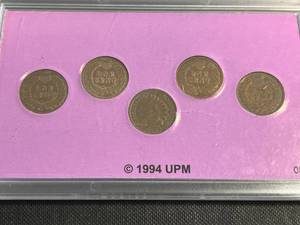 THE WILD WEST 5 COIN COLLECTION