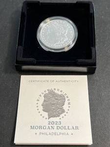 2023 US MORGAN SILVER DOLLAR IN ORIGINAL MINT PACKAGING