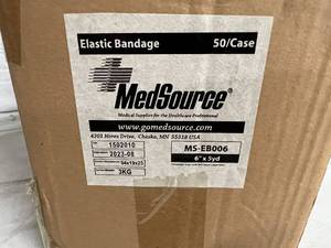 lot 113 image: 6 Boxes or 50ct of MedSource Elastic Bandages