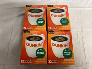 lot 158 image: 88 Dunkin Decaf K-Cups