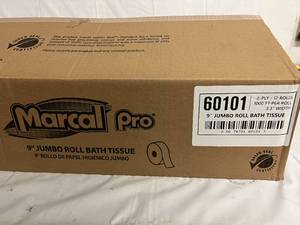 lot 168 image: Marcal Pro 9 Jumbo Roll Bath Tissue