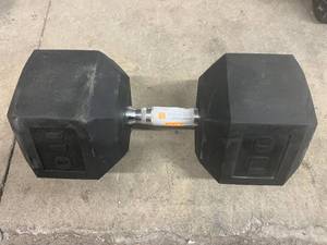 lot 185 image: Cap 110lb Coated Dumbbell