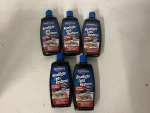 lot 193 image: 5 Bottles of Blue Magic Headlight Lens Restorer