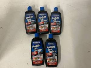 lot 194 image: 5 Bottles of Blue Magic Headlight Lens Restorer
