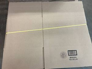 lot 205 image: 25 Foldable Cardboard Boxes - 15 x 12 x 10