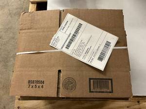 lot 219 image: 25 Foldable Cardboard Boxes - 7 x 5 x 4