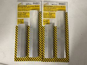 lot 228 image: 2 Packs of Amerimax Bender Accessory Blades for Wide Jaw Pliers - 7 & 10