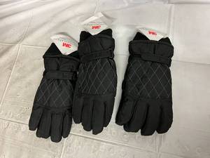 lot 338 image: 3 Pairs of 3M Thinsulate Gloves
