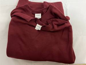 lot 267 image: 2 Maroon Crew Neck Sweatshirts
