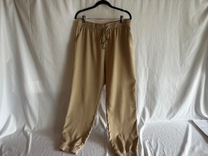 Heartloom Melia Knit Joggers Pants, Tan with Drawstring Waist Size Large