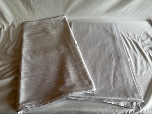 Two White Tablecloths Measuring 54 x 100 and 54 x 80