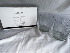 Citrine Atlas Collection Cocktail Glasses 2pc