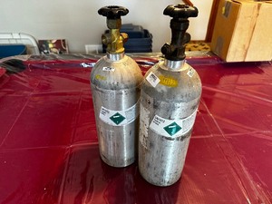 2pc Carbon Dioxide CO2 Tanks 5lb