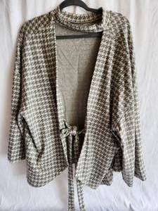 Womens Locker Room Tie Front SweaterCardigan