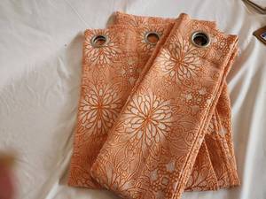 Floral Curtains 2pc 54in x 80in