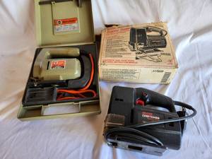 Two Vintage Saws - Sears Craftsman Sabre Saw and Black and Decker Jig Saw