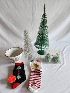 Misc. Holiday Decorations and Socks