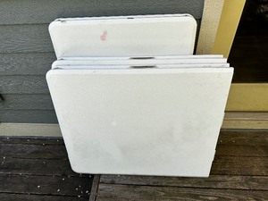 Three 6 Long Folding Tables
