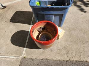 Misc Bin of Garden Supplies