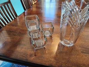 Mikasa Vase and Four Tealight Candle HoldersVases