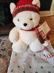 Vintage 1985 Dayton Hudson Santa Bear In Original Bag