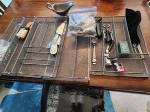 Kitchen Drawer Organizer Tray and All Serving Pieces Shown