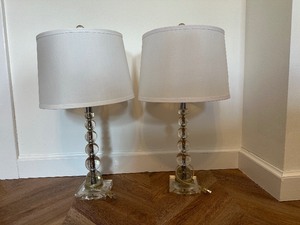 Pair of Table Lamps Measuring 12 x 24