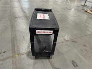 lot 67 image: Rubbermaid Utility Cart (Black)