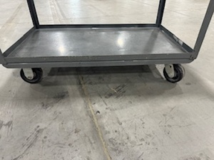 lot 72 image: Metal Utility Cart (Gray)