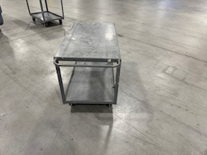lot 80 image: Metal Utility Cart