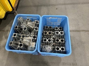 lot 94 image: 27 Safety Rails and Bases.  (Carts not included)