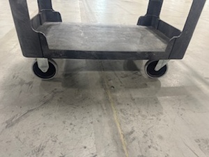 lot 37 image: Rubbermaid Utility Cart