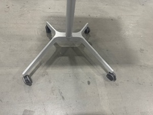 lot 40 image: Uline Adjustable Height Workstation with wheels