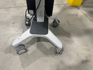 lot 108 image: Ergotron Standing Desk with Keyboard Tray and battery backup