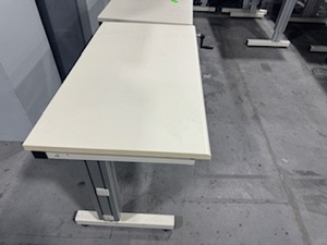 lot 110 image: Pair of Ergo Source Manual Adjustable Height Work Stations