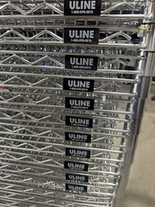 lot 114 image: Uline Metro Cart Bundle