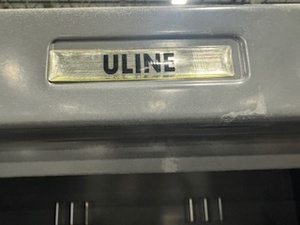 lot 127 image: Uline Two Door Cabinet, No Key, Four Adjustable Shelves (Dark Gray)