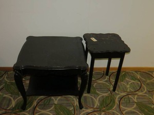 2 Piece Lot of End Tables