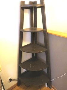 5 Tier Corner Shelf 63 Tall