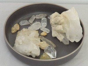 Healing Crystals in Bowl