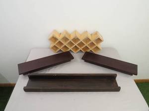 4 Piece Mixed lot of Wall Shelves